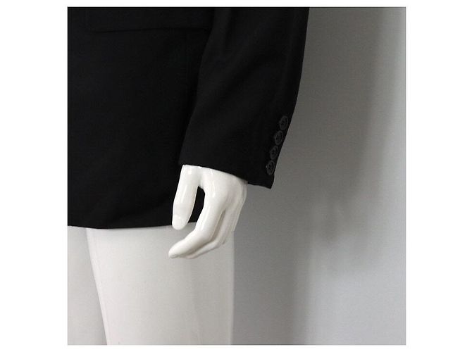 Dior Men's Black Wool Blazer Jacket - view 3