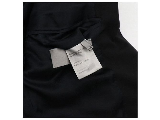 Dior Men's Black Wool Blazer Jacket - view 7