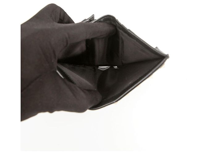 Valentino Portafoglio Rockstud in pelle nera Nero - vista 10