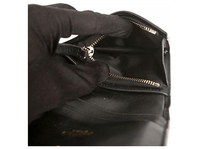 Valentino Portafoglio Rockstud in pelle nera Nero - vista 9
