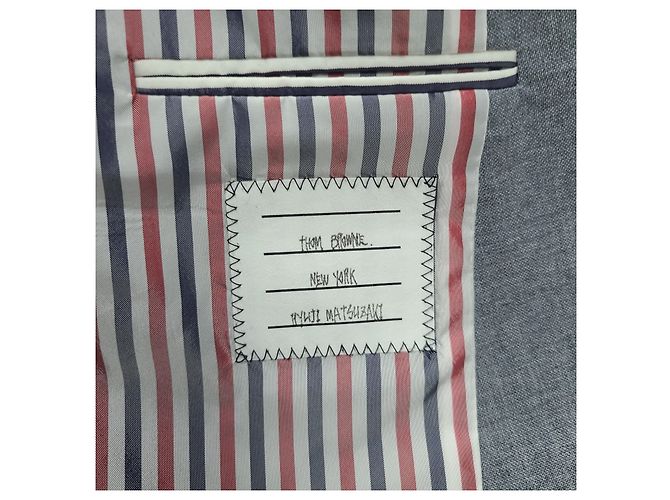Thom Browne Completo grigio Marrone - vista 4