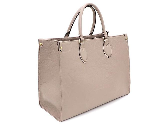 Louis Vuitton Borsa Tote e Borsa a Spalla Monogram Empreinte Turttle OnTheGo MM Arancione - vista 2