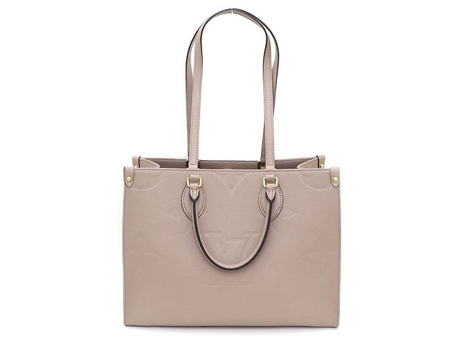Louis Vuitton Borsa Tote e Borsa a Spalla Monogram Empreinte Turttle OnTheGo MM Arancione - vista 3