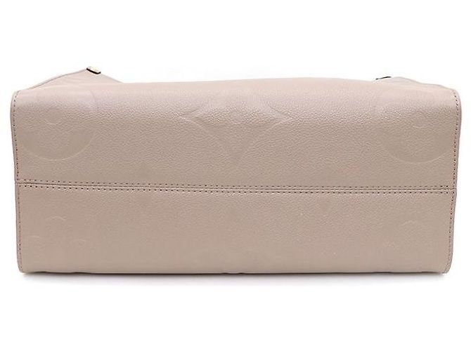 Louis Vuitton Borsa Tote e Borsa a Spalla Monogram Empreinte Turttle OnTheGo MM Arancione - vista 5