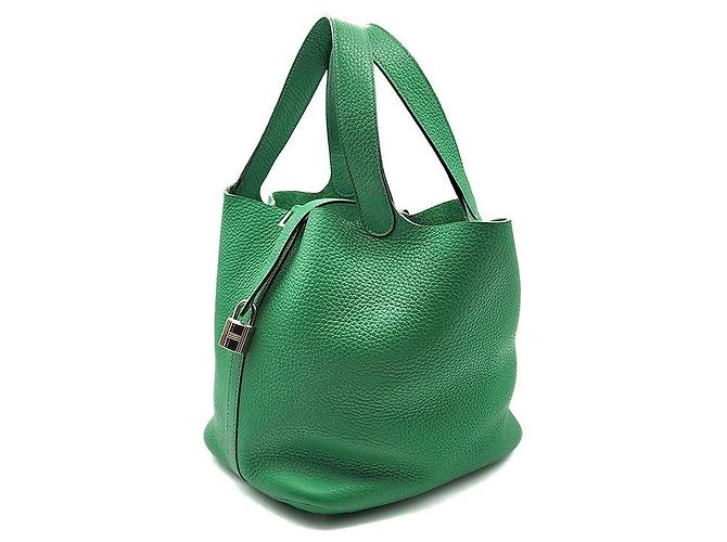 Hermès Lock Picotin Verde - vista 2