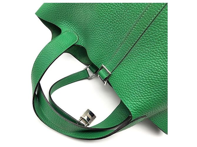 Hermès Lock Picotin Verde - vista 5