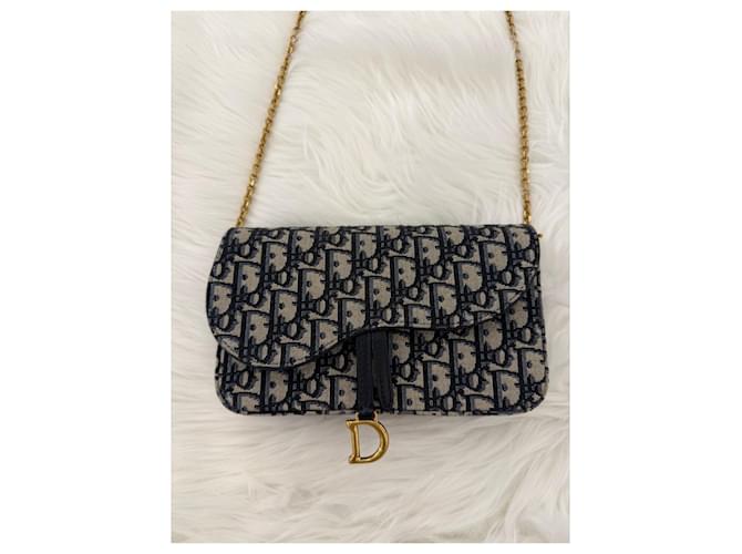 Dior Borsa a tracolla con catena Saddle Multicolore - vista 4