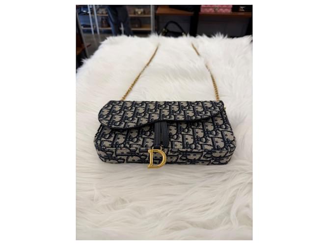 Dior Borsa a tracolla con catena Saddle Multicolore - vista 6