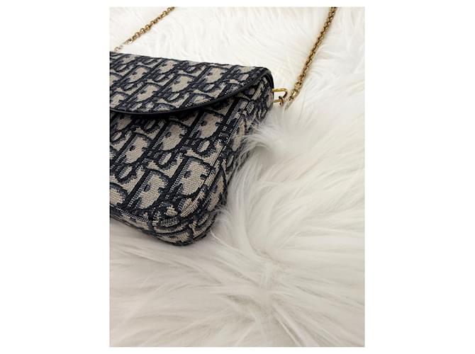 Dior Borsa a tracolla con catena Saddle Multicolore - vista 7