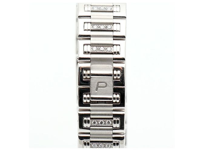 Piaget Reloj Pulsera de Oro Pequeño Reloj de Oro Blanco Joya de Ónix Bisel de Diamantes Tras-engastado - vista 7