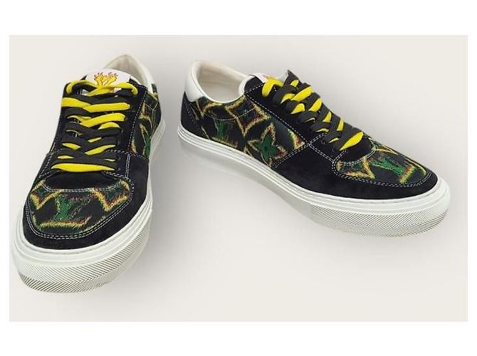 Louis Vuitton Sneaker LV Ollie in jacquard monogram Nero - vista 4