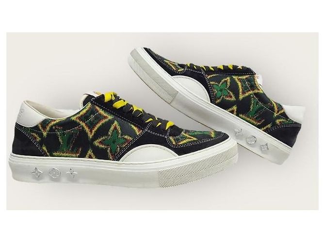 Louis Vuitton Sneaker LV Ollie in jacquard monogram Nero - vista 5