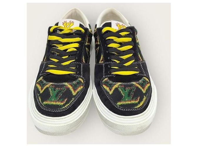 Louis Vuitton Sneaker LV Ollie in jacquard monogram Nero - vista 6