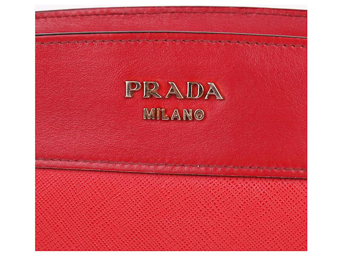 Prada Piccola borsa a tracolla Esplanade rossa Rosso - vista 2