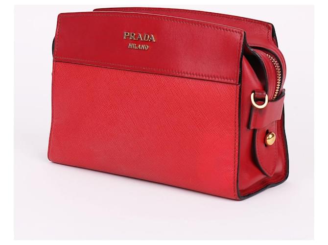 Prada Piccola borsa a tracolla Esplanade rossa Rosso - vista 3