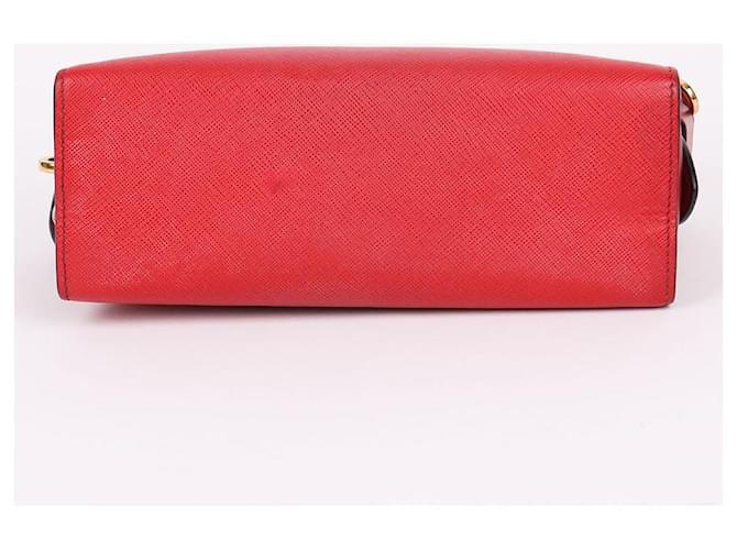 Prada Piccola borsa a tracolla Esplanade rossa Rosso - vista 9