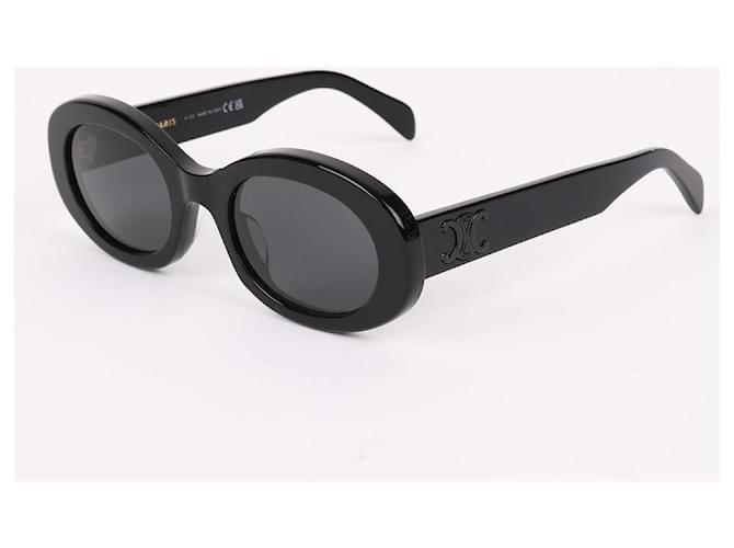 Céline Gafas de sol Triophe Black Logo Negro - vista 2