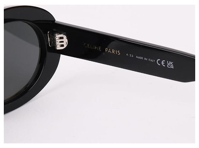 Céline Gafas de sol Triophe Black Logo Negro - vista 6