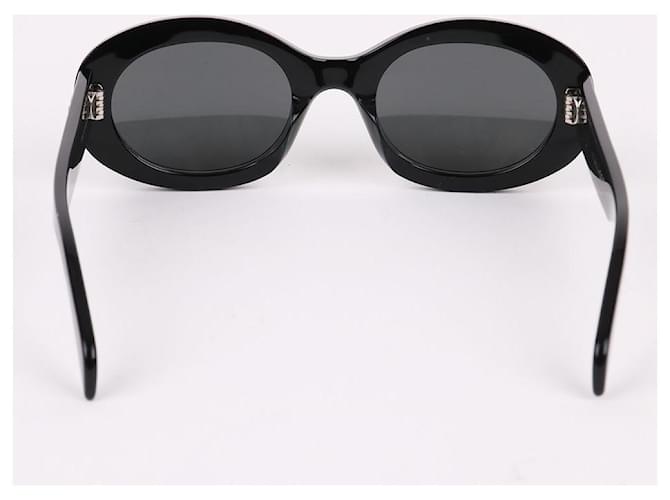 Céline Gafas de sol Triophe Black Logo Negro - vista 7