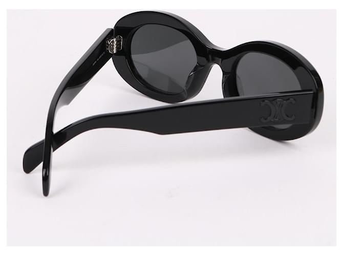 Céline Gafas de sol Triophe Black Logo Negro - vista 8