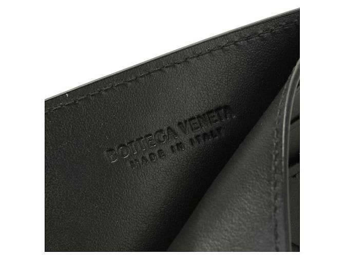 Bottega Veneta Tarjetero Intrecciato Negro - vista 5