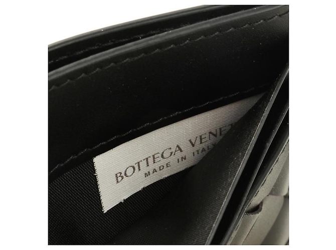 Bottega Veneta Tarjetero Intrecciato Negro - vista 7
