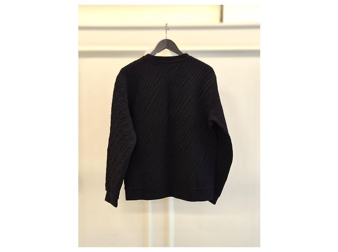 Louis Vuitton Crewneck Multi Signature Schwarz Zustand - Ansicht 2