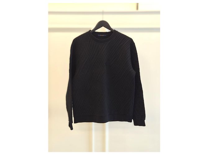 Louis Vuitton Crewneck Multi Signature Schwarz Zustand - Ansicht 4
