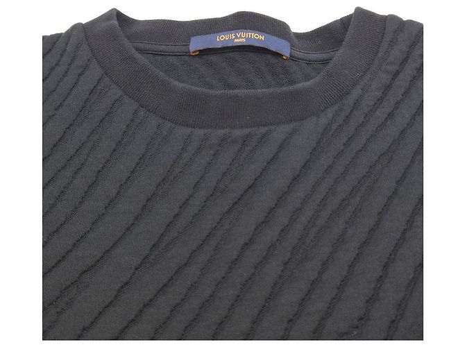 Louis Vuitton Crewneck Multi Signature Schwarz Zustand - Ansicht 7