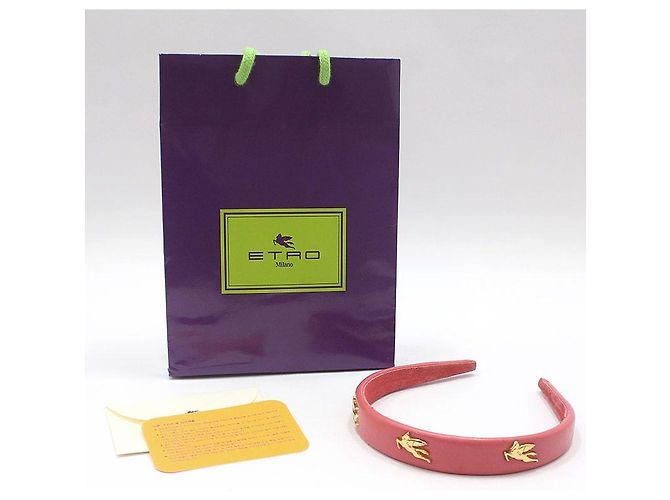 Etro Cerchietto Pegaso placcato oro rosa - vista 2