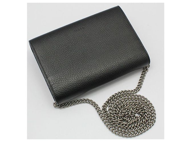 Gucci Dionysus Mini Crossbody Bag aus schwarzem Leder - Ansicht 4