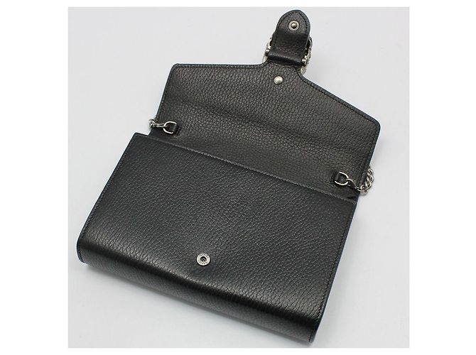 Gucci Dionysus Mini Crossbody Bag aus schwarzem Leder - Ansicht 6