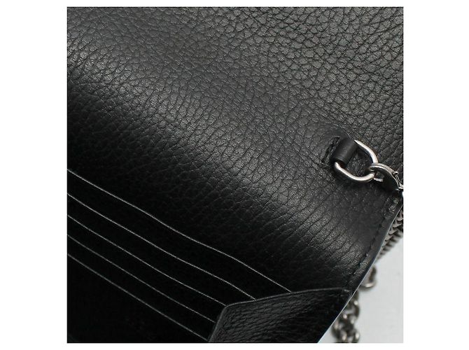 Gucci Dionysus Mini Crossbody Bag aus schwarzem Leder - Ansicht 7