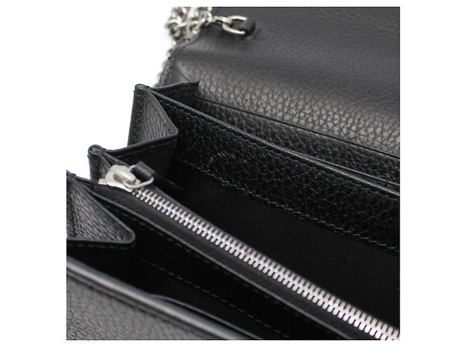 Gucci Dionysus Mini Crossbody Bag aus schwarzem Leder - Ansicht 8