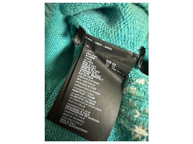 Prada Rabbit Logo Knit Blue - view 5