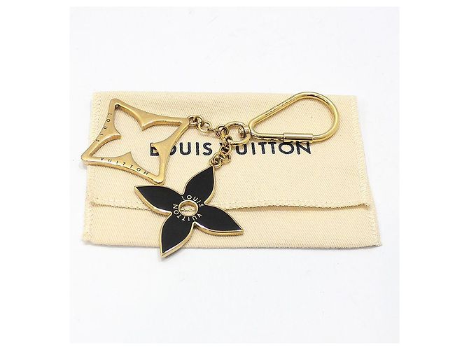 Louis Vuitton Portachiavi Pendente per Borsa Puzzle Flower D'oro - vista 2