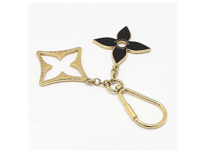 Louis Vuitton Portachiavi Pendente per Borsa Puzzle Flower D'oro - vista 3