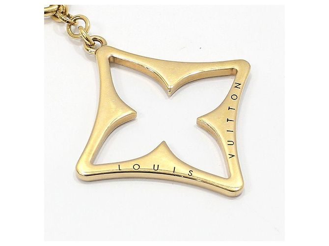 Louis Vuitton Portachiavi Pendente per Borsa Puzzle Flower D'oro - vista 6