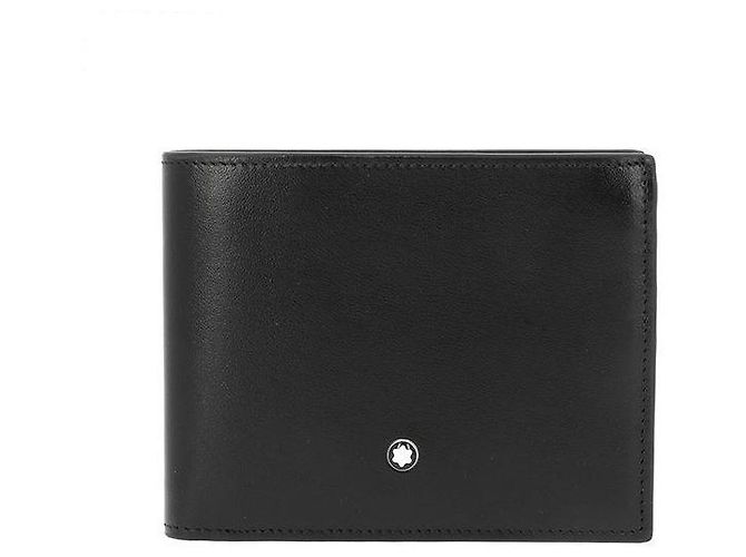 Montblanc Portafoglio bifold Meisterstück da uomo Nero - vista 3