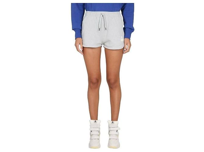 Isabel Marant Short Logo Banding Multicor - vista 4