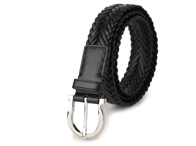Salvatore Ferragamo Cintura Gancini Nero - vista 4