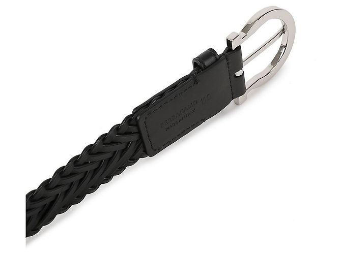 Salvatore Ferragamo Cintura Gancini Nero - vista 6