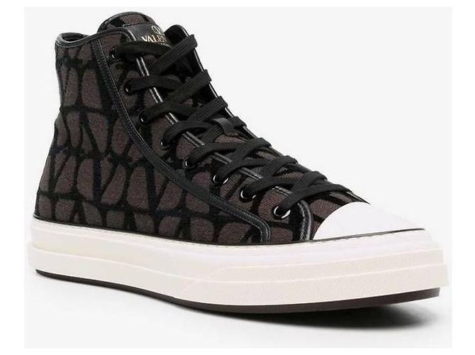 Valentino Sneakers high-top Twill Ikonograph - vista 5