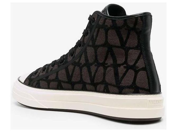 Valentino Sneakers high-top Twill Ikonograph - vista 6