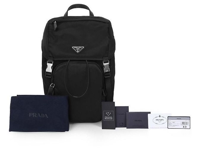 Prada Zaino in Re-nylon Tessuto Black Nero - vista 8