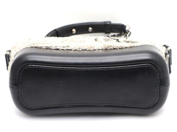 Chanel Borsa a Spalla e Borsa Hobo Gabrielle Sequin Small Chain Bianco - vista 14
