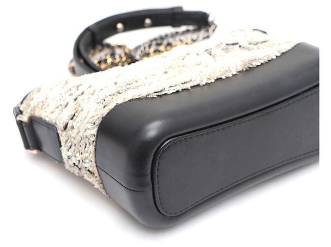 Chanel Borsa a Spalla e Borsa Hobo Gabrielle Sequin Small Chain Bianco - vista 5