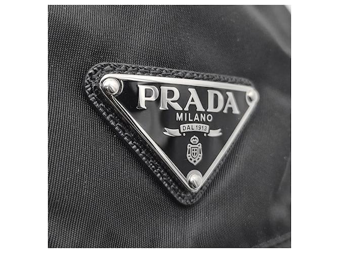 Prada Cappello bucket in nylon Nero - vista 5