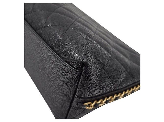 Chanel Pochette con catena Caviar Nero - vista 7