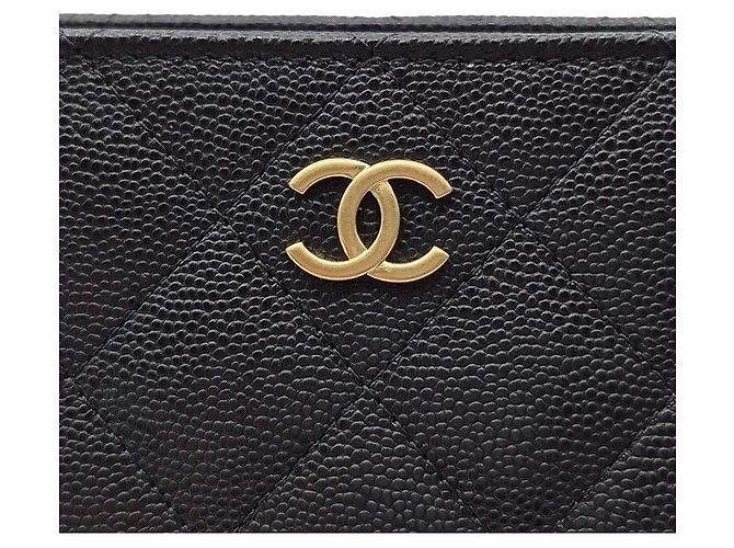 Chanel Pochette con catena Caviar Nero - vista 8